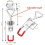 4-piece tensioner set, 4001, adjustable tensioners, quick release fasteners for THT covering device 2