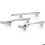 VHV set of 3 kitchen cabinet drawer handles knife spoon fork 3