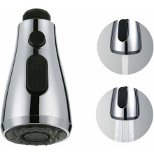 2-pack tap showers with 3 jet types and extendable spray head for kitchen sinks, mixer taps and toilet fittings