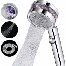 High-pressure shower head, hand shower, 2 jet settings, on/off switch and 15 m hose, VHV shower head