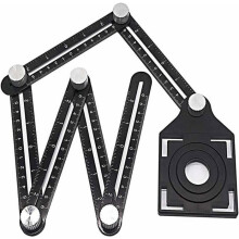 Multi-angle template tool measuring ruler multi-functional aluminum alloy ruler porous ruler VHV tool