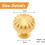 Solid brass pumpkin round handles knobs for dresser kitchen bathroom cabinet door drawer VHV 2