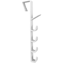 Door hooks, coat hooks, wardrobe hooks for doors and cabinets, white for VHV cabinets