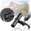Bicycle handlebar mount, 10 cm extension, for LED lighting and speedometer, black, VHV 2