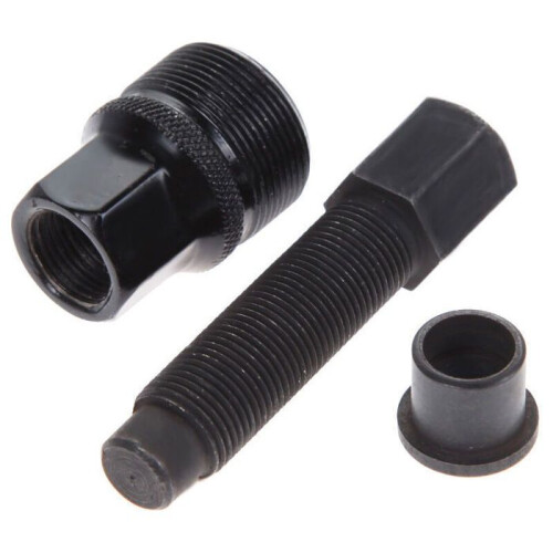 Bicycle crank puller, compact tool for removing the crank from the bottom bracket VHV 1