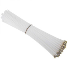 100pcs Plastic Flag Sticks Diy Flag Pole Plastic Sticks Sporting Events Flagpoles Handheld Flag Poles