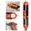 Profile scanning ruler, contour gauge for copying irregular shapes with adjustable VHV lock 2