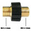 M22 x 15 pressure washer quick coupling hose adapter, suitable for 14 mm THT hoses 2