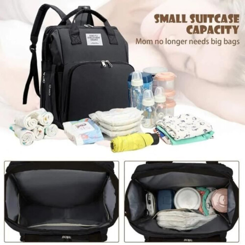 Baby Diaper Bag Backpack with Changing Mat Large Capacity Waterproof Multifunctional Travel Bag 1