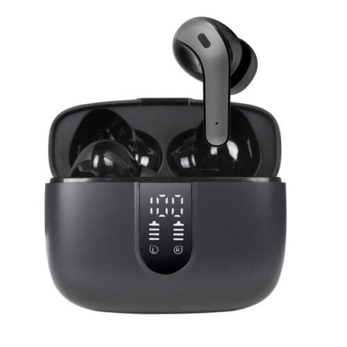 Wireless Bluetooth headset, Bluetooth 5.3 headset, 4 ENC microphones for noise reduction during calls, comfortable to wear
