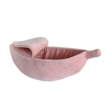 Banana Pet Mat – Soft Cotton – Pink Color – For Small Dogs – Comfortable