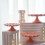 Romantic pink cake stand, wedding accessories, iron cake stand, dessert table decoration, cake stand 3