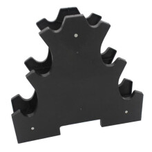 Barbell rack - VHV - 3 levels - Black - Efficient storage - Bodybuilding