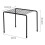 Iron kitchen storage rack, cupboard shelf, draining rack, spice rack, spice bottles, shelves 4