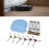 Roller brush set for Ozmot8 robot vacuum cleaner, main brushes, side brushes, filter and cleaning cloth 4