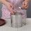 Stainless steel tea filter with hanging chain, diameter 12 cm, 4.7 inches 2