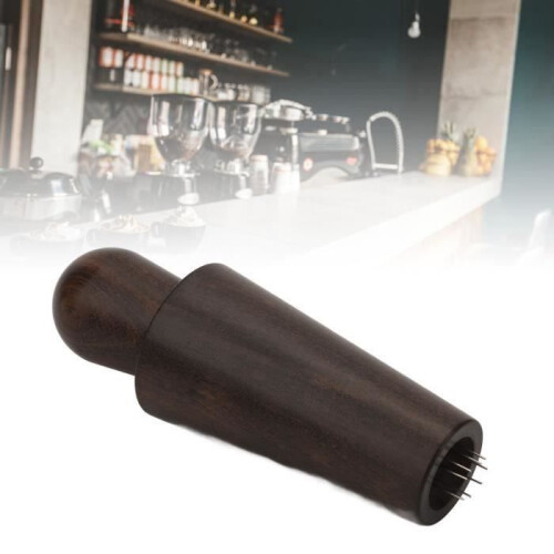 Coffee dosing stirrer, coffee dosing tool, stirrer, stirrer, culinary tool, capsule, dark brown 2