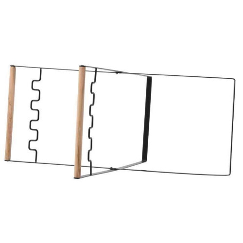 Leaf bag holder, garbage bag holder, portable, foldable, sturdy, durable, iron, rubber, wood, widely used 2