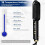 Electric hair straightener with negative ions, multifunctional heating comb, curling iron, dual function 4