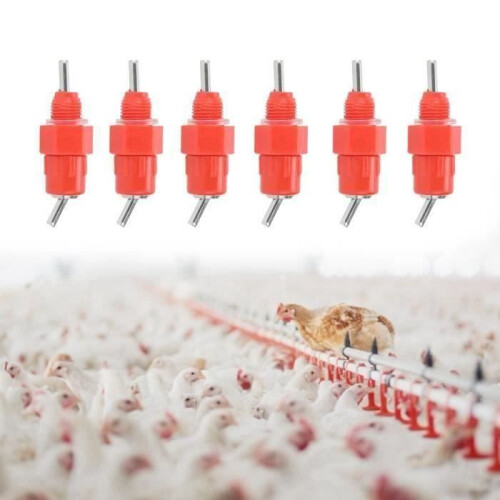 30 pieces automatic drinking nipples for poultry, type farm accessories