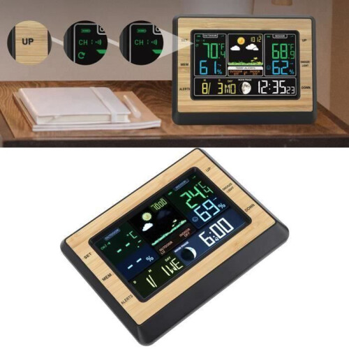 Weather station - VHT - With probe - Indoor - Garden - Color brown