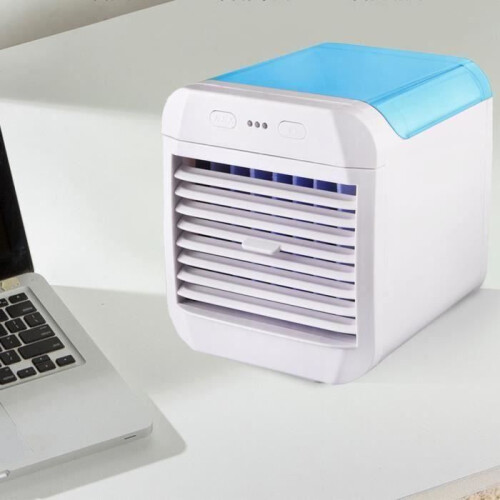 Portable Air Conditioner, Mini Fan, Air Cooler, 3 Wind Speeds, USB Powered Desktop Humidifier 2