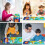 Magnetic puzzle for children – Montessori – 3 difficulty levels – Animals 4