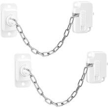 Child window security - 2 pieces - Adjustable - Strong adhesive - White
