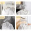 Foldable clothes hanger - White - ABS - 5 holes - Scandinavian design - Portable 4