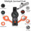 Survival whistle - Not specified - 7 in 1 - Multifunctional - Black - Outdoor safety tool 2