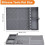 Grill mat compatible with Blackstone, silicone spatula mat, silicone baking mat (29 x 40 cm, gray) 4