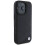 BMW BMW Signature Leather Crossing Lines Pattern Case for iPhone 16 Pro 6.3" Black 4