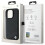 BMW BMW Signature Leather Crossing Lines Pattern Case for iPhone 16 Pro 6.3" Black 8