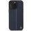 Mercedes-Benz Mercedes MB Blue Line Leather Case for iPhone 16 Pro Max Navy Blue 3
