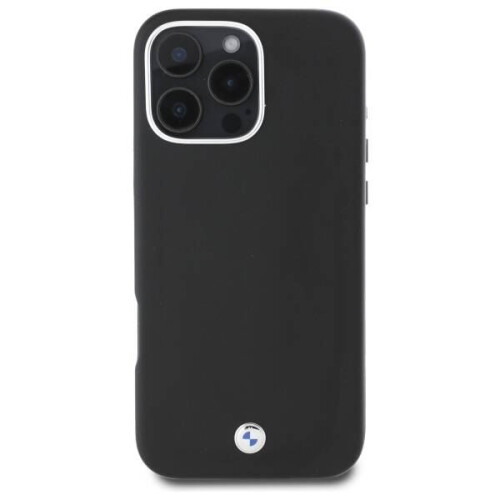 BMW iPhone 16 Pro Max BMW Hardcase in metallo MagSafe nero 2