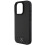 Mercedes-Benz Mercedes Textured And Plain Leather Case for iPhone 16 Pro Black 4