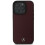 Mercedes-Benz Mercedes Textured And PlainLeatherCase withMagSafe for iPhone16Pro Red 3