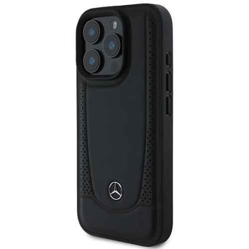 Mercedes-Benz iPhone 16 Pro Max Mercedes Læderetui Sort 1