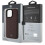 Mercedes-Benz Mercedes MB Waves Leather Case for iPhone 16 Pro Max 6.9" Red 6