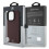 Mercedes-Benz Mercedes Textured And Plain Leather Case for iPhone 16 Pro Max Red 6