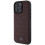 Mercedes-Benz Mercedes MB Waves Leather Case for iPhone 16 Pro Max 6.9" Red 2
