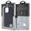 Mercedes-Benz Mercedes Textured And Plain Leather Case for iPhone 16 ProMax NavyBlue 6