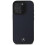 Mercedes-Benz Mercedes Textured And Plain Leather Case for iPhone 16 ProMax NavyBlue 3