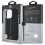 Mercedes-Benz Mercedes Silicone Blue Stripe Case for iPhone 16 Pro Max 6.9" Black 6