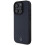 Mercedes-Benz Mercedes Textured And Plain Leather Case for iPhone 16 ProMax NavyBlue 2