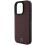 Mercedes-Benz Mercedes Textured And Plain Leather Case for iPhone 16 Pro Max Red 4
