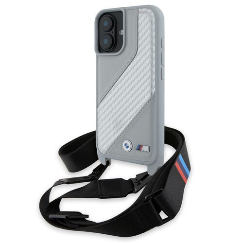 BMW Etui til iPhone 16 6,1" BMW Hardcase M Edition Carbon Stripe