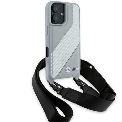 BMW Etui til iPhone 16 6,1" BMW Hardcase M Edition Carbon Stripe 2