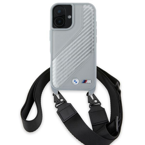 BMW Etui til iPhone 16 6,1" BMW Hardcase M Edition Carbon Stripe 1