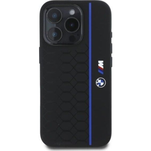 BMW Etui til iPhone 16 Pro 6,3" Silikone Hexagon MagSafe BMW sort 2